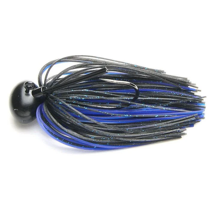 Keitech Tungsten Rubber Jig 1/4 Oz Black/Blue