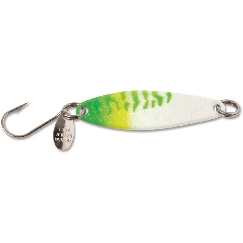 Luhr Jensen NeedleFish 2" 1/4 Oz Prl Flouro Green Tiger Crystal QTY 1