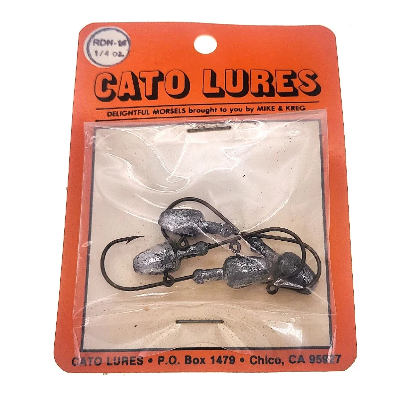 Cato Lures Darter Jig Heads 1/4 Oz Qty 4 Unpainted