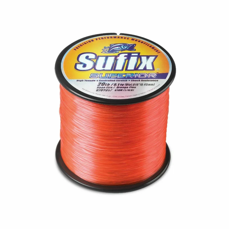 Sufix Superior Neon Fire Monofilament Line