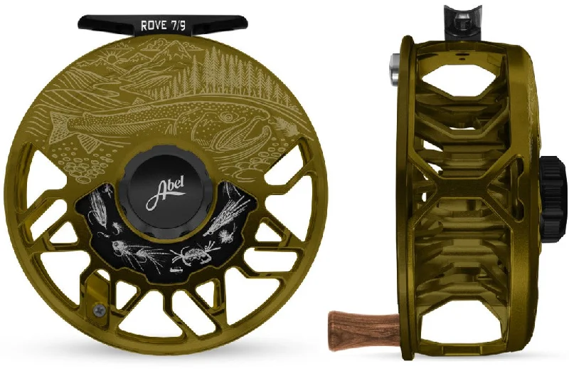 Abel Rove Fly Reel // Satin Dark Olive Underwood Swing