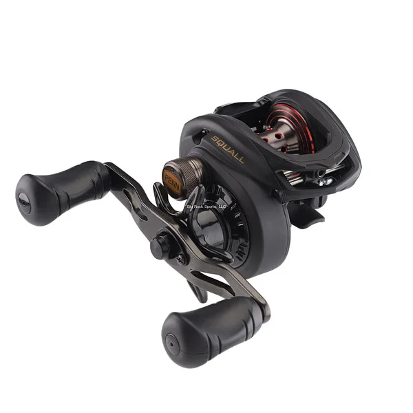 Penn Squall Low Profile Baitcasting Fishing Reels, Metal Frame