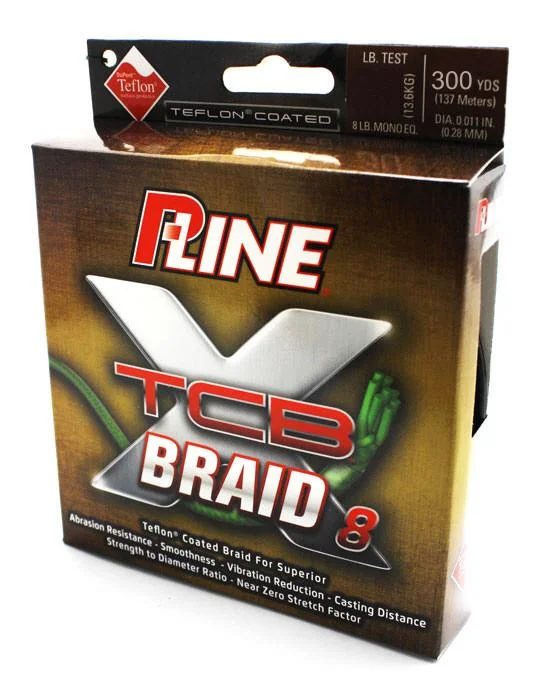 P-Line Teflon Coated 8 Carrier Braid (XTCB-8) 300 Yards Green