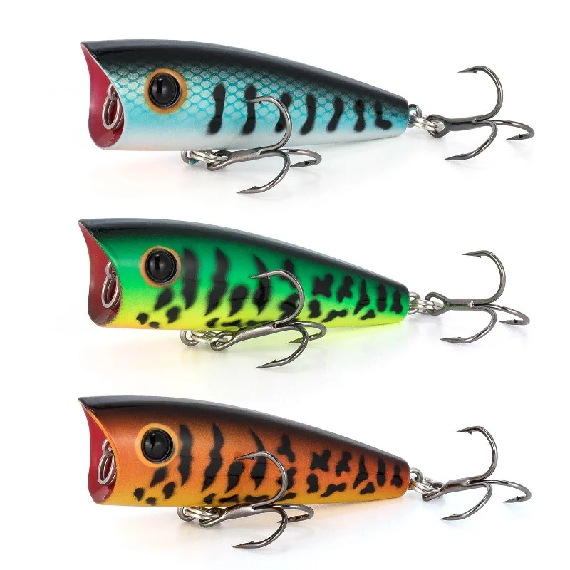 Blue Shad，Fire Tiger，Orange-3 Pack