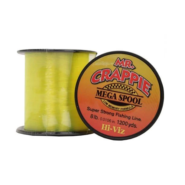 Mr. Crappie Mega Spool Hi-Vis Fishing Line