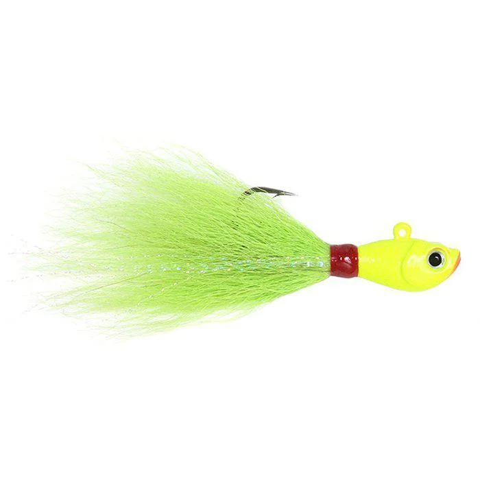 Sea Striker Bucktail Jig Holographic Eyes 3/4 Oz