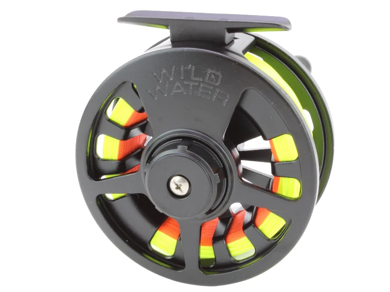 Die Cast 5 Weight or 6 Weight Fly Reel, Floating WF 5wt Line | 20# Backing | 5X Leader | Wild Water Fly Fishing