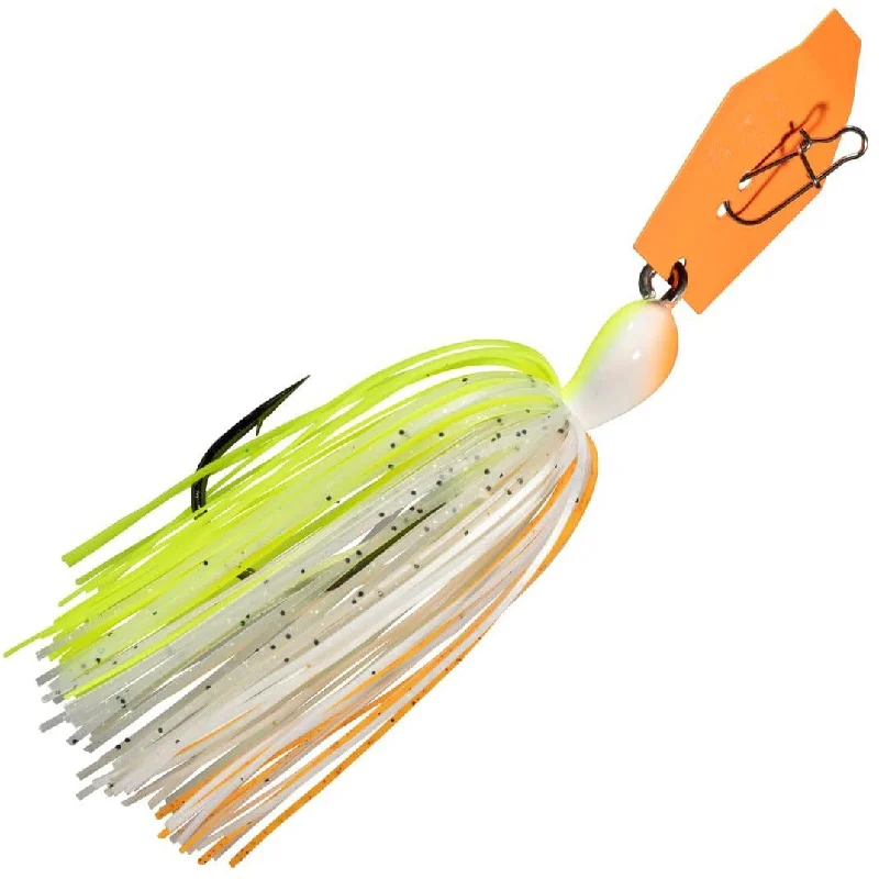 Zman Big Blade Chatterbait 5/8 oz Chartreuse White Orange