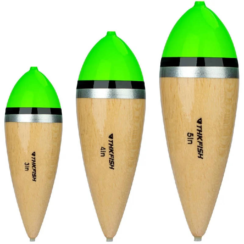 THKFISH 4PCS Steelhead Floats Slip Fishing Bobbers