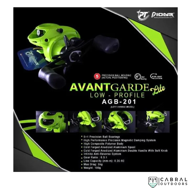 Pioneer Avantgrade Low Profile Baitcasting Reel