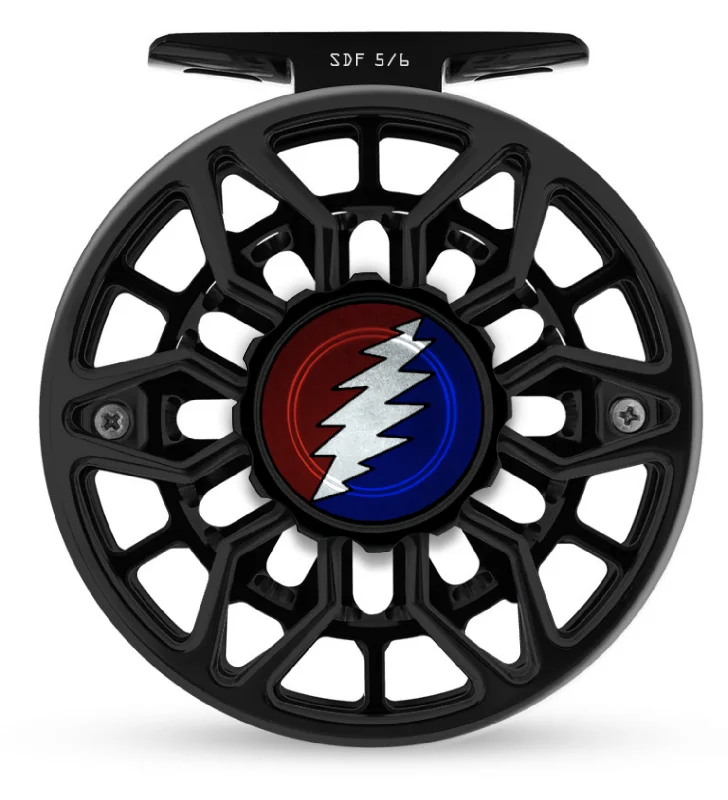 Abel SDF Reel - Grateful Dead Bolt - Black Ported 5/6