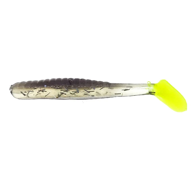 V&G Deadly Dudley JR Terror Tail 3-1/4" Qty 10 Opening Night Chartreuse Tail