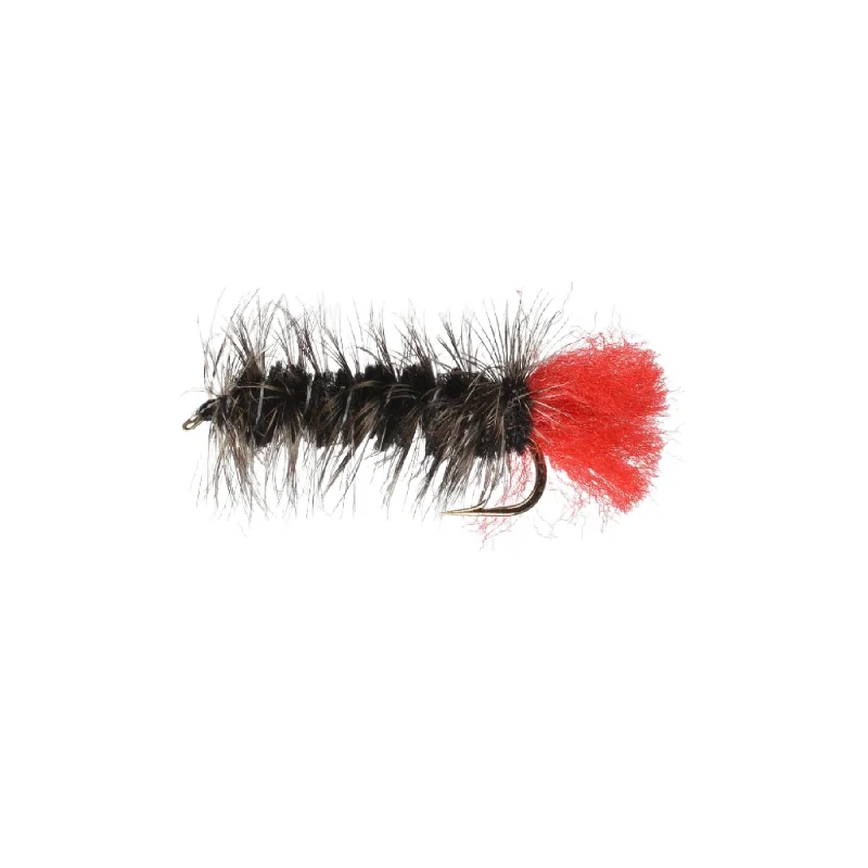 Perfect Hatch Nymph Wooly Worm #10 Black Qty 2