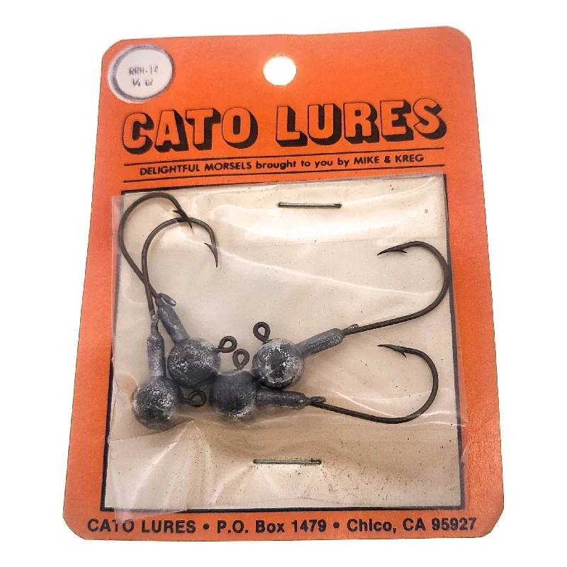 Cato Lures Round JigHeads 1/4 Oz Qty 4 Unpainted