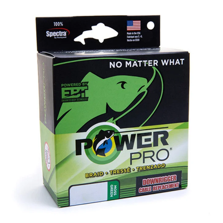 PowerPro - Downrigger Braid 250lb 450ft Moss Green