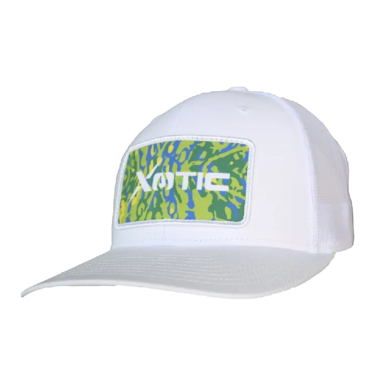 White/White with Mahi Patch