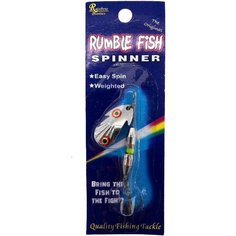 Rainbow Plastics Original Rumble Fish In Line Spinner #2 Blade