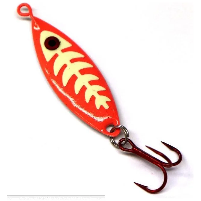 JB Lures Weasel 1/8 Oz Glow-Red Qty 1