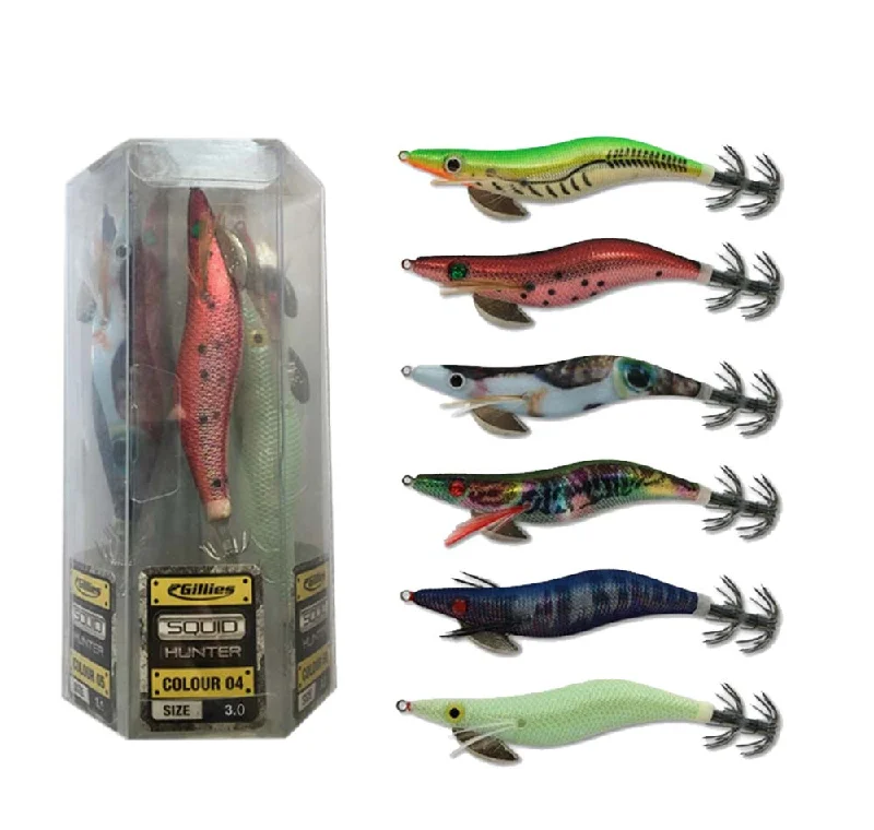 Gillies Squid Hunter 6pk Size 3.0