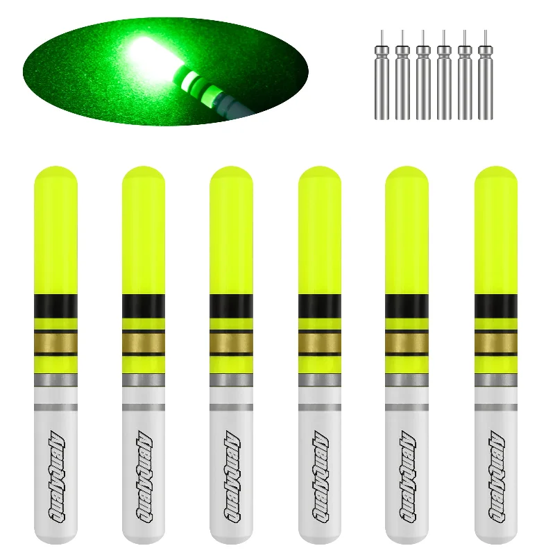 THKFISH 6PCS LED Fishing Glow Sticks For Night Fishing