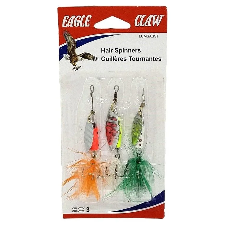 Eagle Claw Hair Spinners Qty 3