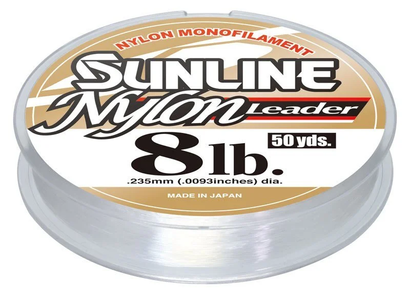 Sunline Nylon Monofilament Leader Wheel 50 Yards