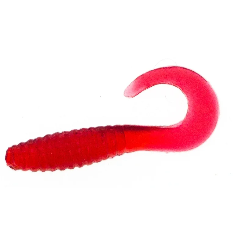 FAS Ribbed Curly Tail Grub 1" Qty 10